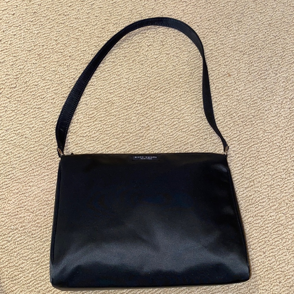 Kate Spade Black Fabric Handbag